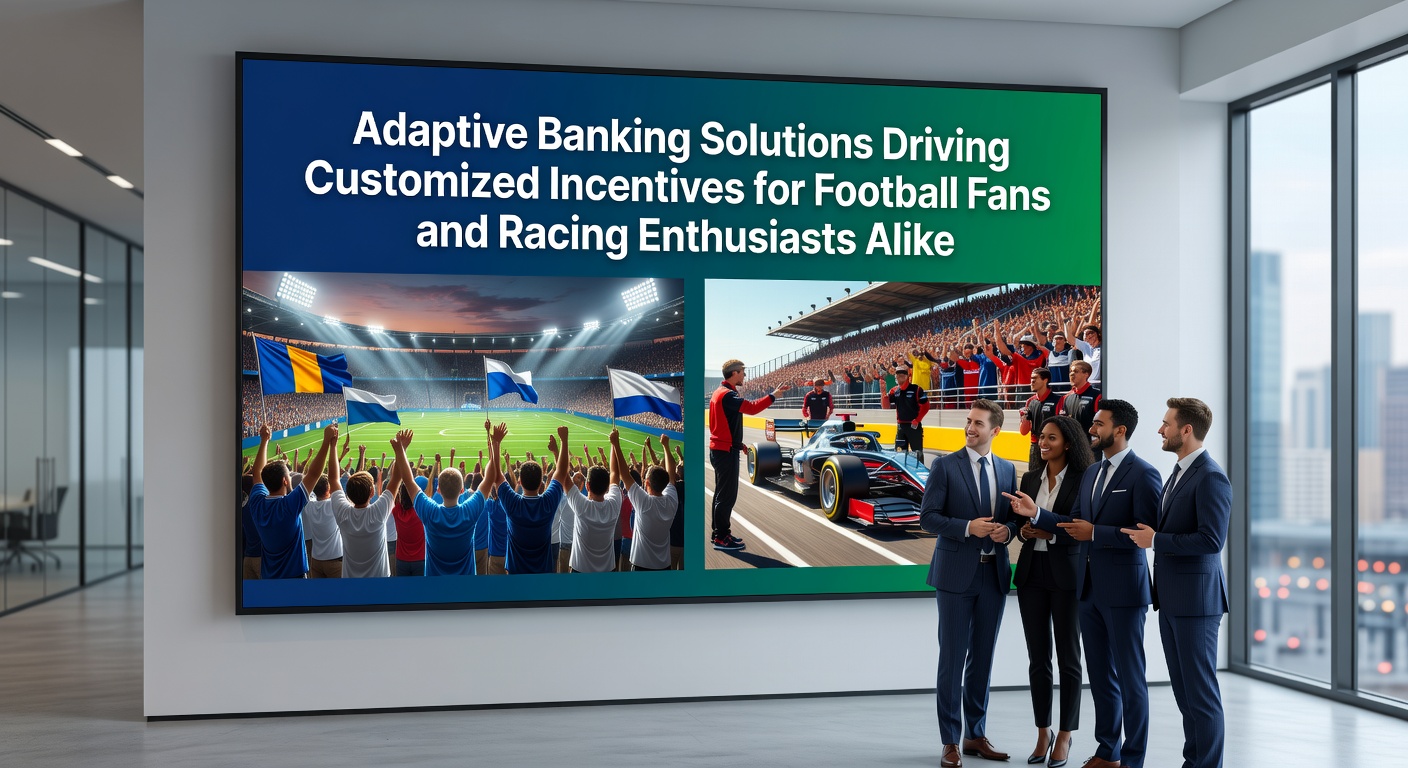Adaptive banking dashboard showing personalized incentives for football and racing bettors