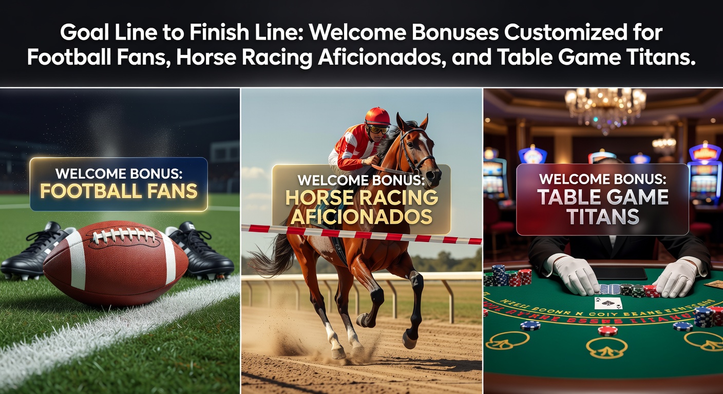 Vibrant stadium crowd cheering during a soccer match with overlaid betting odds and bonus icons, capturing the excitement of customized welcome offers for fans