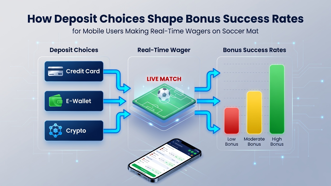 Smartphone screen displaying live soccer and thoroughbred racing odds with active bonus balance