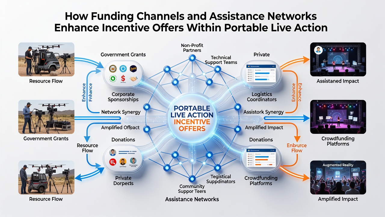 Assistance networks facilitating incentive offers during portable live action on racecourses and casino gaming floors