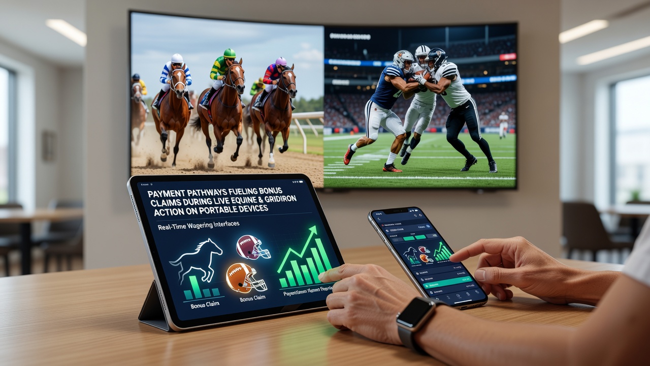 Close-up of payment confirmation screen during live gridiron betting on a portable device
