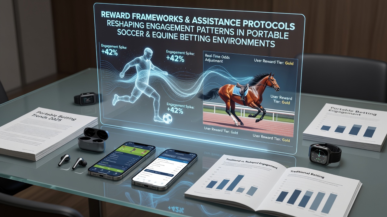 Mobile betting interface showing reward tiers and instant support options for soccer and horse racing wagers