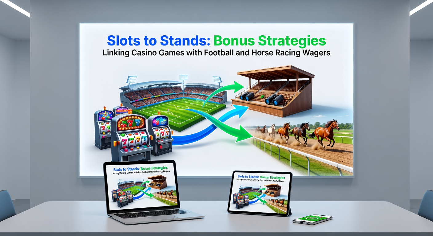 Dynamic split-image showing slot machine payout screen transitioning to a soccer goal celebration and a horse crossing the finish line, illustrating bonus transfer mechanics