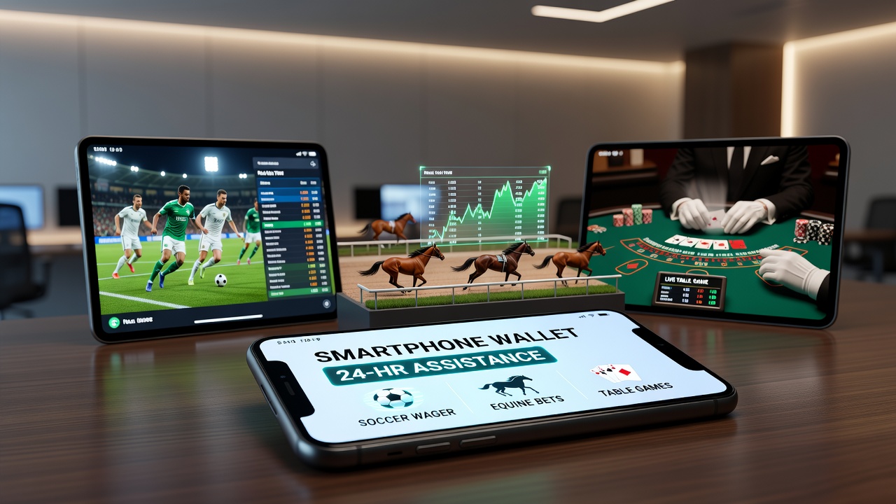 Smartphone displaying digital wallet interface during a live soccer match bet placement