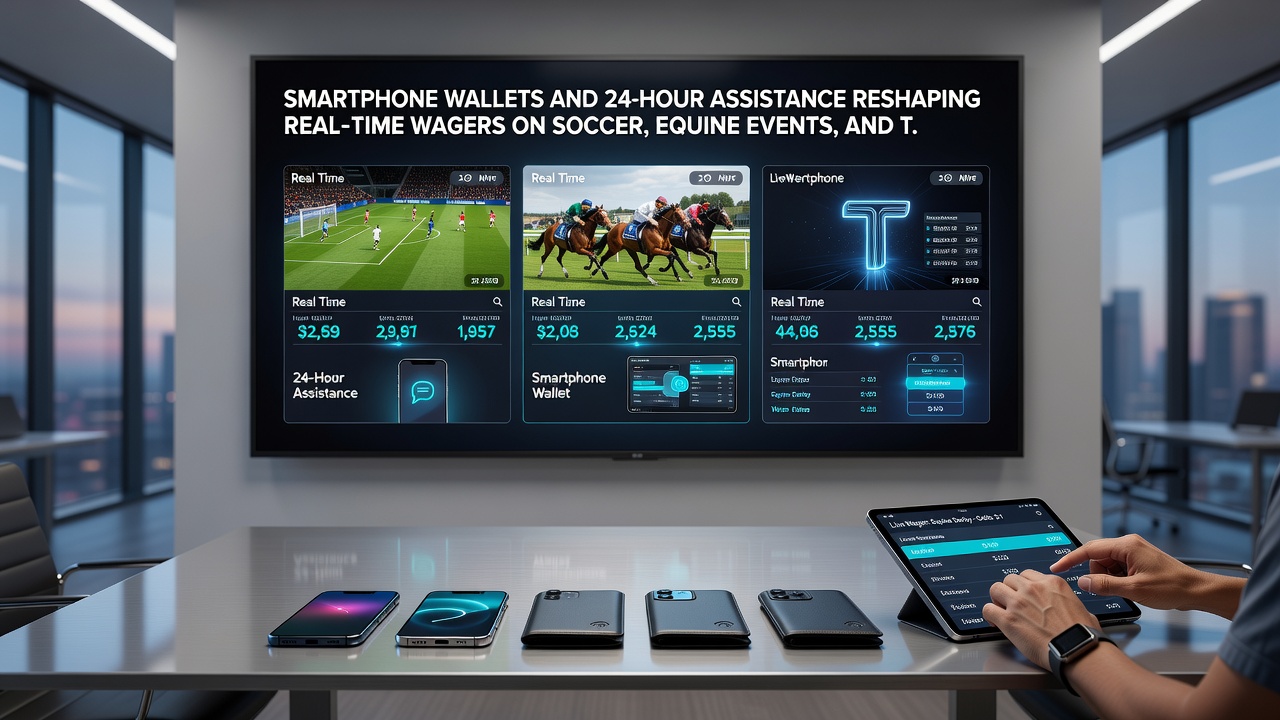 User reviewing horse racing odds on a smartphone with digital wallet confirmation screen visible