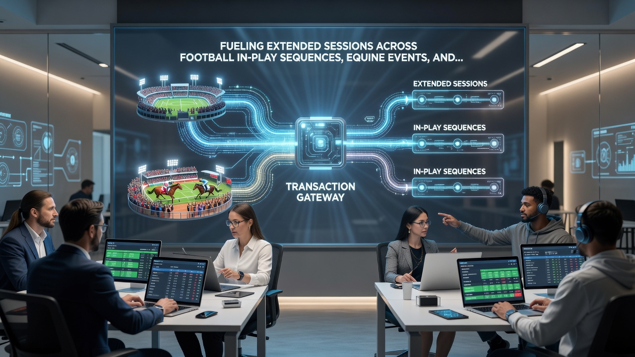 Integrated payment systems supporting extended wagering sessions in horse racing and live casino environments